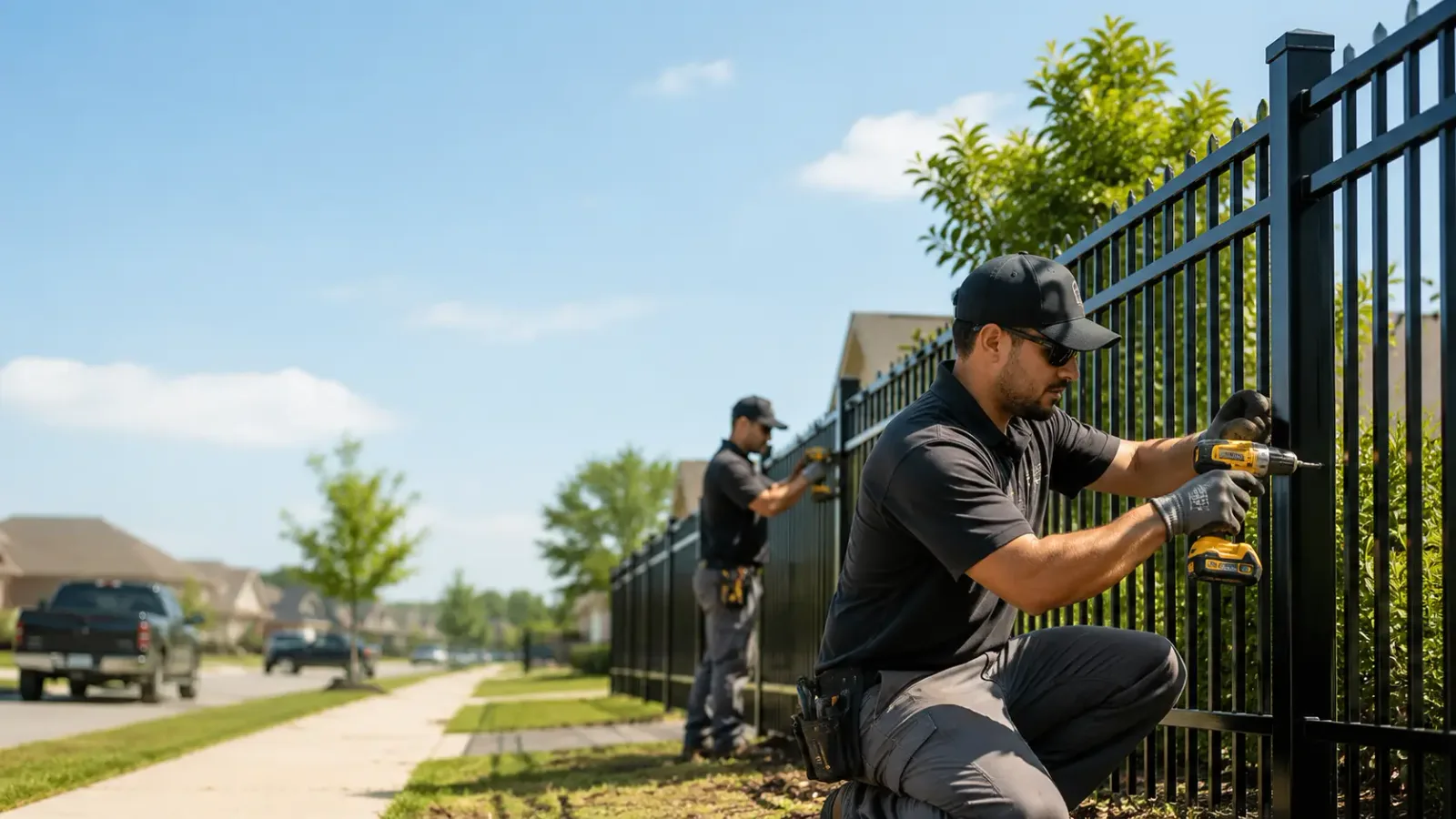 Metal Fence Installation in Luana, IA